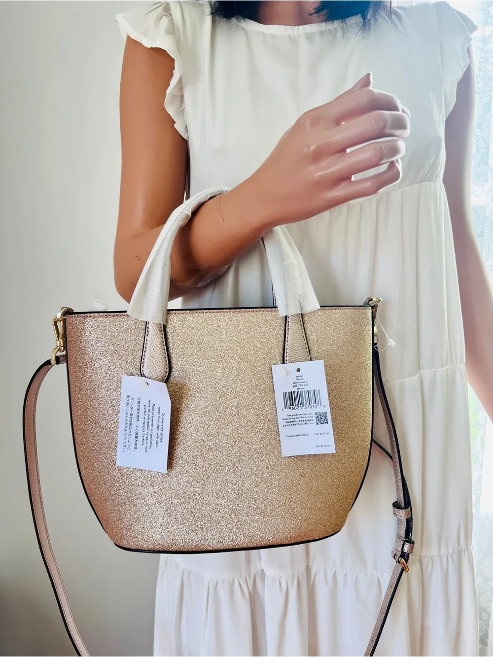 kate spade sparkling gold